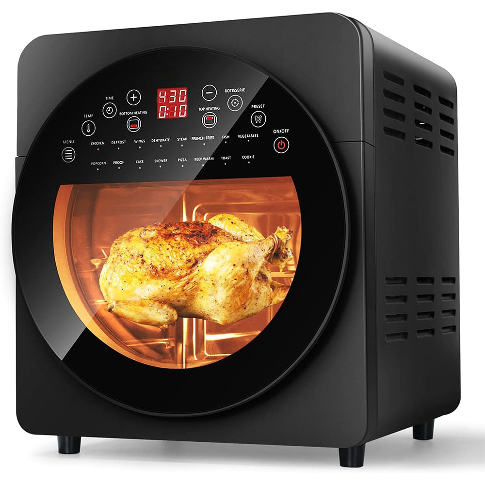 Air Fryer Toaster Oven, 16-in-1 Air Fryer Toaster Oven, Large Convection Roaster with Rotisserie & Dehydrator wourant